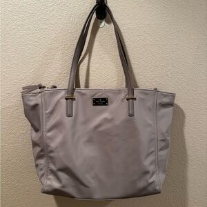 Kate Spade | Large Tote Bag | Grey Nylon